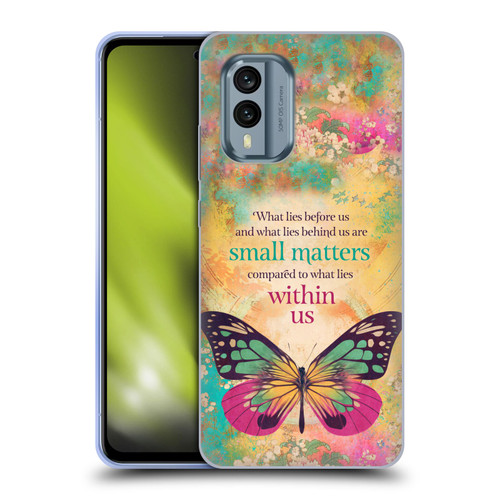 Duirwaigh Insects Butterfly 2 Soft Gel Case for Nokia X30