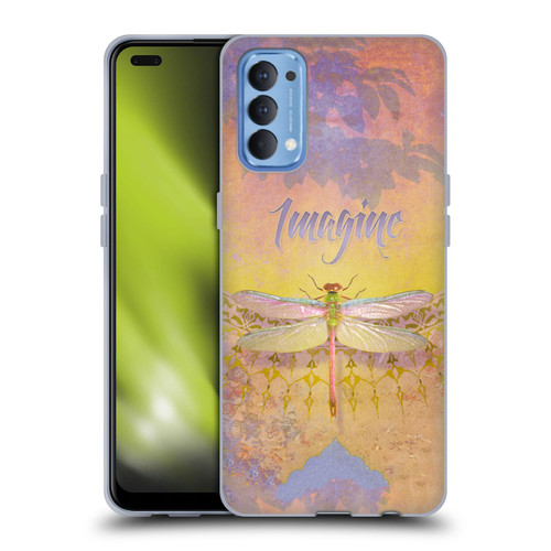 Duirwaigh Insects Dragonfly 2 Soft Gel Case for OPPO Reno 4 5G