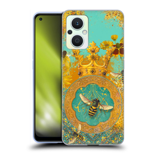 Duirwaigh Insects Bee Soft Gel Case for OPPO Reno8 Lite