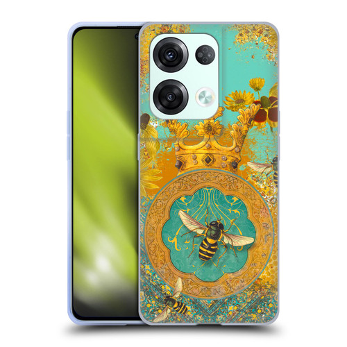 Duirwaigh Insects Bee Soft Gel Case for OPPO Reno8 Pro