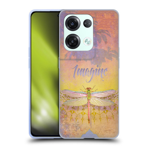 Duirwaigh Insects Dragonfly 2 Soft Gel Case for OPPO Reno8 Pro