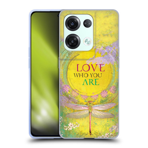 Duirwaigh Insects Dragonfly 3 Soft Gel Case for OPPO Reno8 Pro
