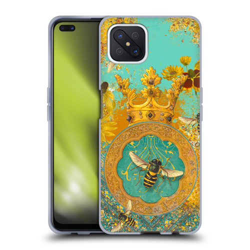 Duirwaigh Insects Bee Soft Gel Case for OPPO Reno4 Z 5G
