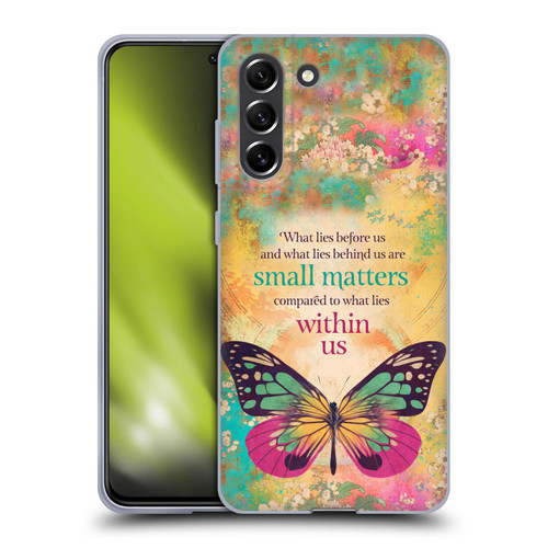 Duirwaigh Insects Butterfly 2 Soft Gel Case for Samsung Galaxy S21 FE 5G