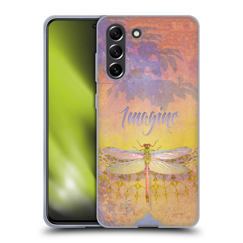 Duirwaigh Insects Dragonfly 2 Soft Gel Case for Samsung Galaxy S21 FE 5G