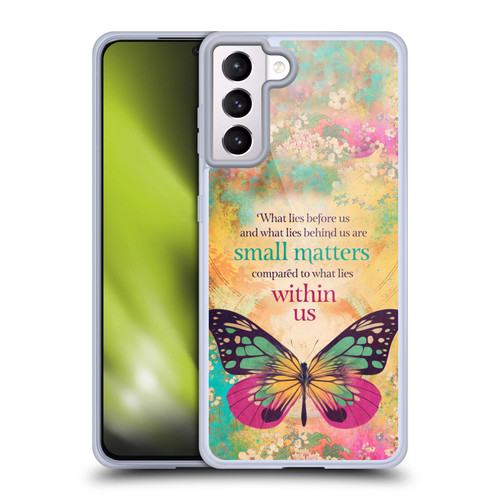 Duirwaigh Insects Butterfly 2 Soft Gel Case for Samsung Galaxy S21+ 5G