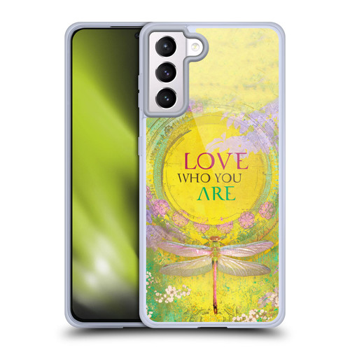 Duirwaigh Insects Dragonfly 3 Soft Gel Case for Samsung Galaxy S21+ 5G