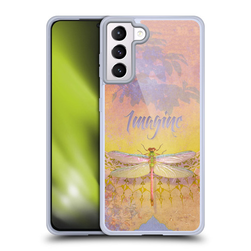 Duirwaigh Insects Dragonfly 2 Soft Gel Case for Samsung Galaxy S21+ 5G