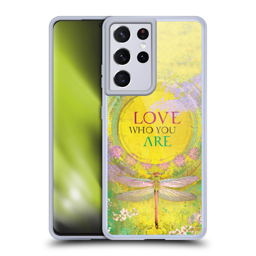 Duirwaigh Insects Dragonfly 3 Soft Gel Case for Samsung Galaxy S21 Ultra 5G