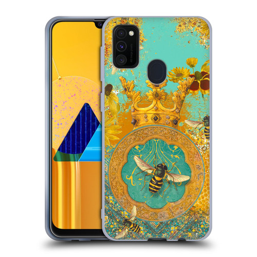 Duirwaigh Insects Bee Soft Gel Case for Samsung Galaxy M30s (2019)/M21 (2020)