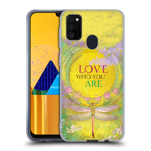 Duirwaigh Insects Dragonfly 3 Soft Gel Case for Samsung Galaxy M30s (2019)/M21 (2020)