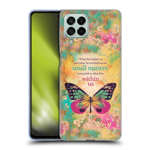 Duirwaigh Insects Butterfly 2 Soft Gel Case for Samsung Galaxy M53 (2022)