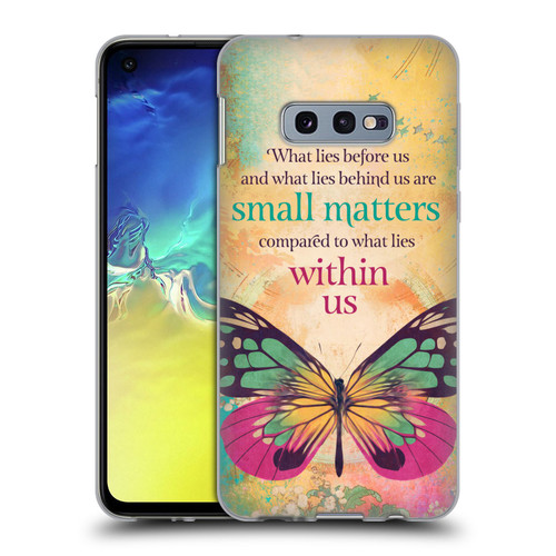 Duirwaigh Insects Butterfly 2 Soft Gel Case for Samsung Galaxy S10e