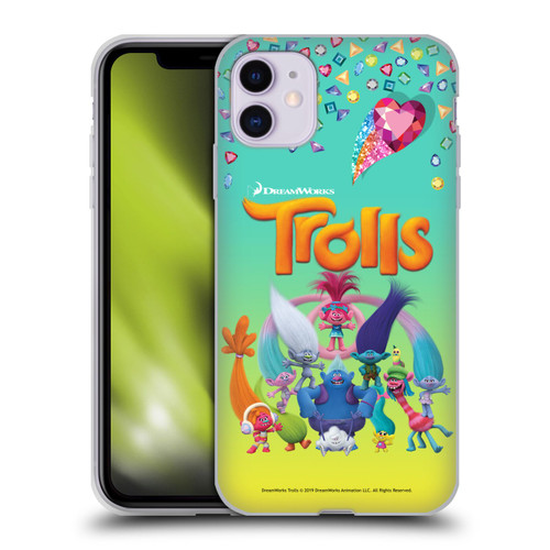 Trolls Snack Pack Group Soft Gel Case for Apple iPhone 11