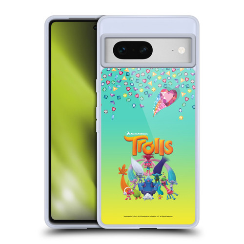 Trolls Snack Pack Group Soft Gel Case for Google Pixel 7