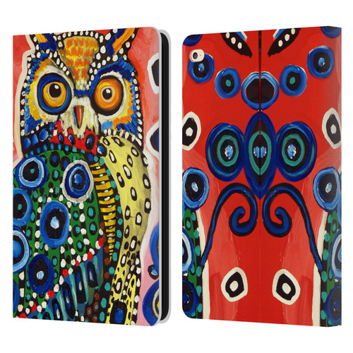 Mad Dog Art Gallery Animals Owl Leather Book Wallet Case Cover For Apple iPad Air 2 (2014)