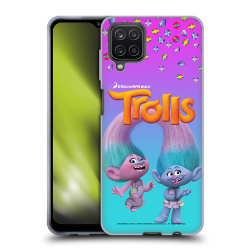 Trolls Snack Pack Satin & Chenille Soft Gel Case for Samsung Galaxy A12 (2020)
