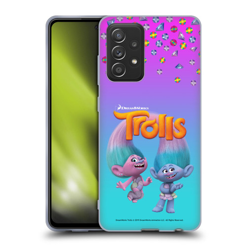 Trolls Snack Pack Satin & Chenille Soft Gel Case for Samsung Galaxy A52 / A52s / 5G (2021)