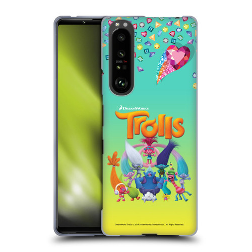 Trolls Snack Pack Group Soft Gel Case for Sony Xperia 1 III