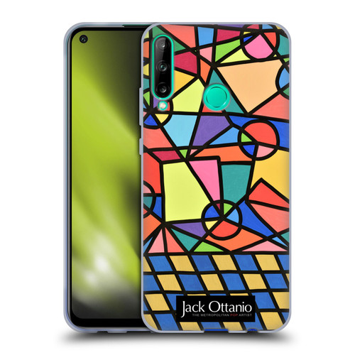 Jack Ottanio Art Caos Geometrico Organizzato Soft Gel Case for Huawei P40 lite E