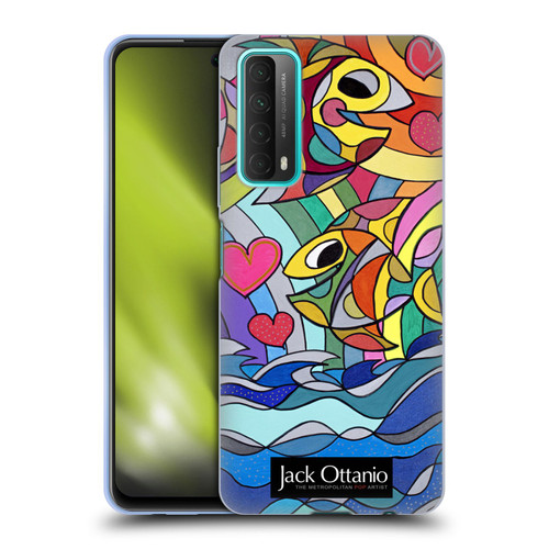 Jack Ottanio Art Happy Fishes Soft Gel Case for Huawei P Smart (2021)