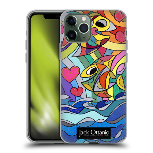 Jack Ottanio Art Happy Fishes Soft Gel Case for Apple iPhone 11 Pro