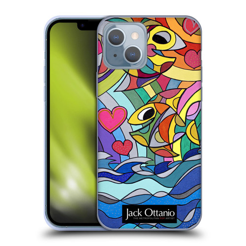 Jack Ottanio Art Happy Fishes Soft Gel Case for Apple iPhone 14