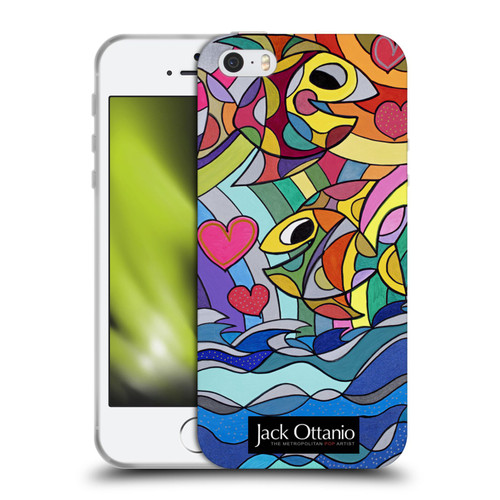 Jack Ottanio Art Happy Fishes Soft Gel Case for Apple iPhone 5 / 5s / iPhone SE 2016