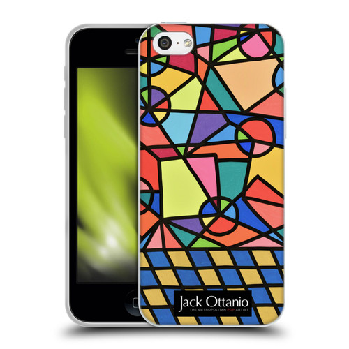 Jack Ottanio Art Caos Geometrico Organizzato Soft Gel Case for Apple iPhone 5c