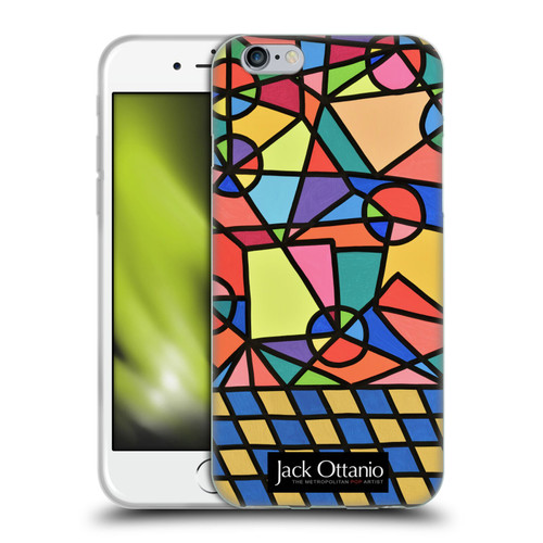 Jack Ottanio Art Caos Geometrico Organizzato Soft Gel Case for Apple iPhone 6 / iPhone 6s