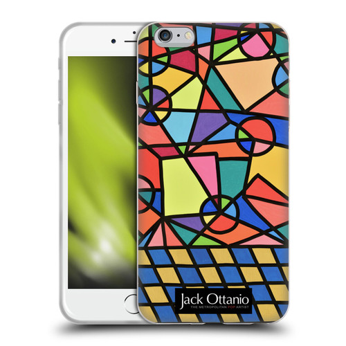Jack Ottanio Art Caos Geometrico Organizzato Soft Gel Case for Apple iPhone 6 Plus / iPhone 6s Plus