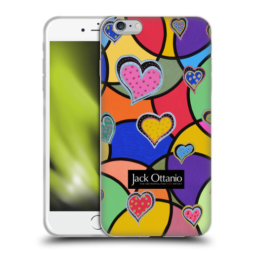 Jack Ottanio Art Hearts Of Diamonds Soft Gel Case for Apple iPhone 6 Plus / iPhone 6s Plus