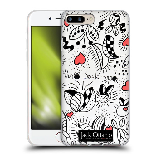 Jack Ottanio Art Cuorerosso Soft Gel Case for Apple iPhone 7 Plus / iPhone 8 Plus