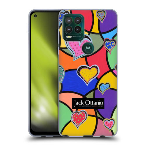 Jack Ottanio Art Hearts Of Diamonds Soft Gel Case for Motorola Moto G Stylus 5G 2021