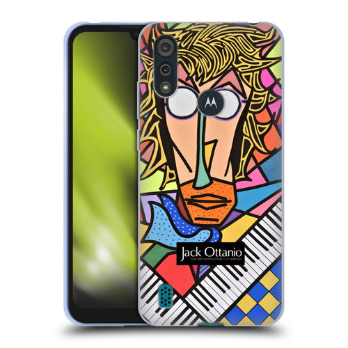 Jack Ottanio Art Bugsy The Jazzman Soft Gel Case for Motorola Moto E6s (2020)
