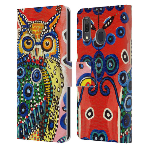 Mad Dog Art Gallery Animals Owl Leather Book Wallet Case Cover For Samsung Galaxy A33 5G (2022)