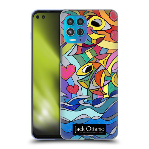 Jack Ottanio Art Happy Fishes Soft Gel Case for Motorola Moto G100