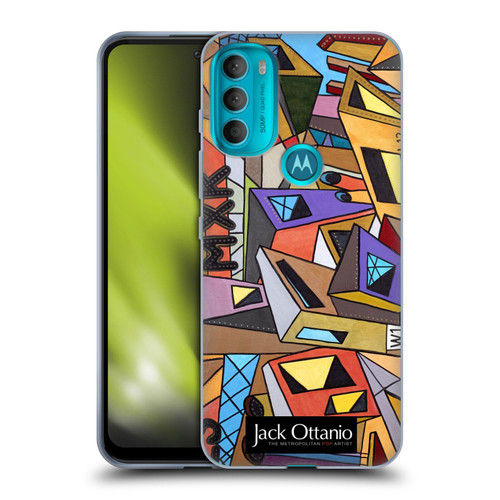 Jack Ottanio Art The Factories 2050 Soft Gel Case for Motorola Moto G71 5G