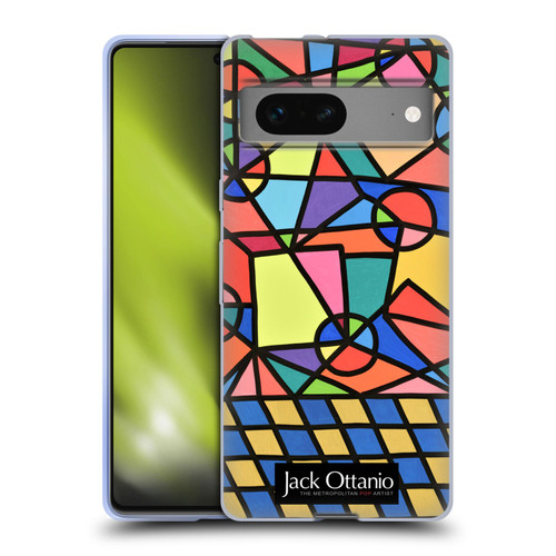 Jack Ottanio Art Caos Geometrico Organizzato Soft Gel Case for Google Pixel 7