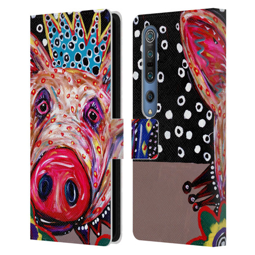 Mad Dog Art Gallery Animals Missy Pig Leather Book Wallet Case Cover For Xiaomi Mi 10 5G / Mi 10 Pro 5G