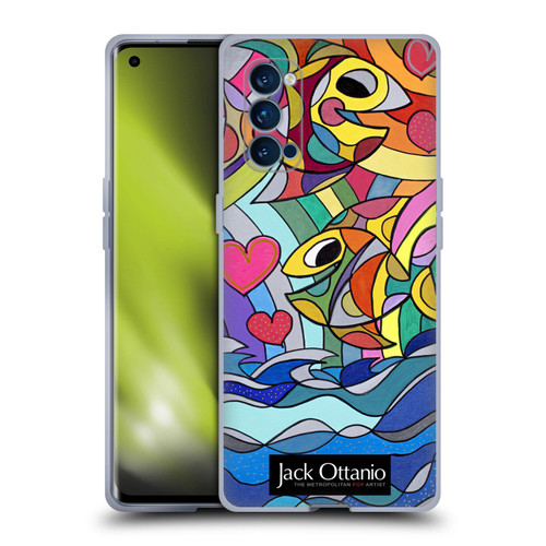 Jack Ottanio Art Happy Fishes Soft Gel Case for OPPO Reno 4 Pro 5G