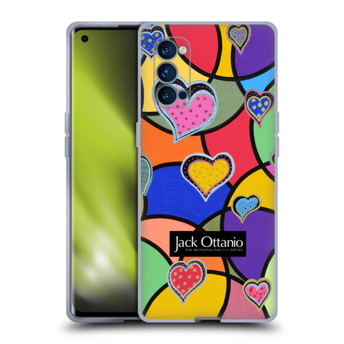 Jack Ottanio Art Hearts Of Diamonds Soft Gel Case for OPPO Reno 4 Pro 5G