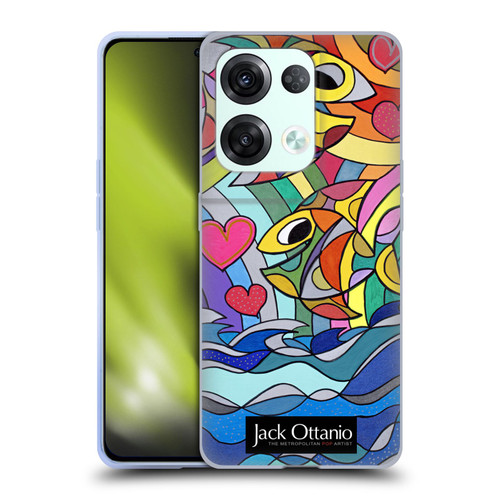 Jack Ottanio Art Happy Fishes Soft Gel Case for OPPO Reno8 Pro