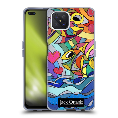 Jack Ottanio Art Happy Fishes Soft Gel Case for OPPO Reno4 Z 5G