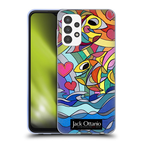 Jack Ottanio Art Happy Fishes Soft Gel Case for Samsung Galaxy A13 (2022)
