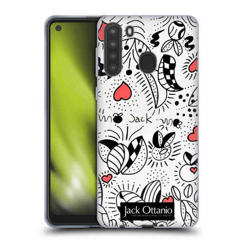 Jack Ottanio Art Cuorerosso Soft Gel Case for Samsung Galaxy A21 (2020)