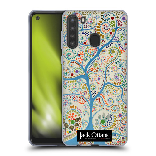 Jack Ottanio Art Tree Soft Gel Case for Samsung Galaxy A21 (2020)