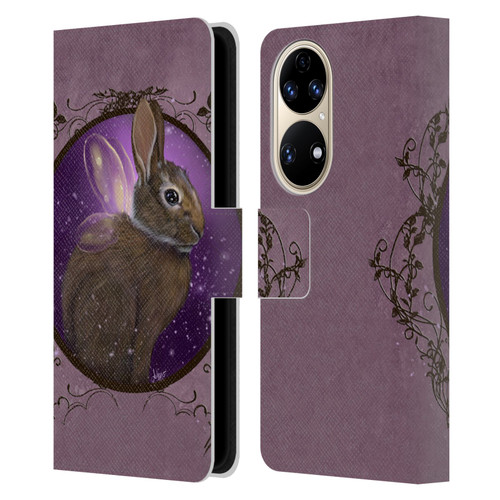 Ash Evans Animals Rabbit Leather Book Wallet Case Cover For Huawei P50