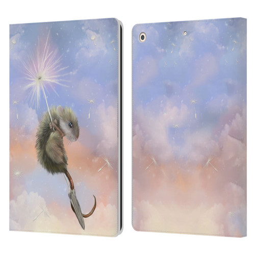 Ash Evans Animals Dandelion Mouse Leather Book Wallet Case Cover For Apple iPad 10.2 2019/2020/2021