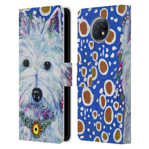 Mad Dog Art Gallery Dogs Westie Leather Book Wallet Case Cover For Xiaomi Redmi Note 9T 5G